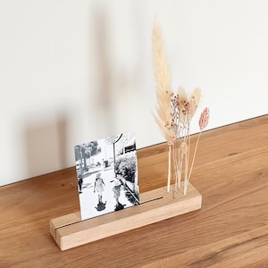 FlowerBar® Memories &quot;Fata Morgana&quot; dried flowers Flowergram & noble oak, wooden arrangement, dried flowers, durable