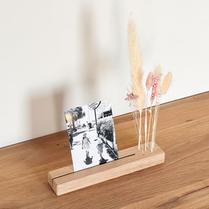 FlowerBar® Memories &quot;Cotton Candy&quot; dried flowers Flowergram & noble oak, wooden arrangement, dried flowers, durable