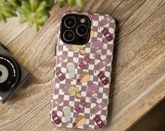 Boho Tacos Phone Tough Case, iPhone 13, iPhone 12, iPhone 12 Pro, iPhone 11 Pro, Iphone 15, Iphone 14, Samsung, Pixel Case, hot sauce, funny