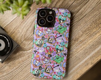 Nightmare Friends Phone Tough Case, iPhone 13, iPhone 12, iPhone 12 Pro, iPhone 11 Pro, Iphone 15, Iphone 14, Samsung, Pixel, nbc, kerstmis