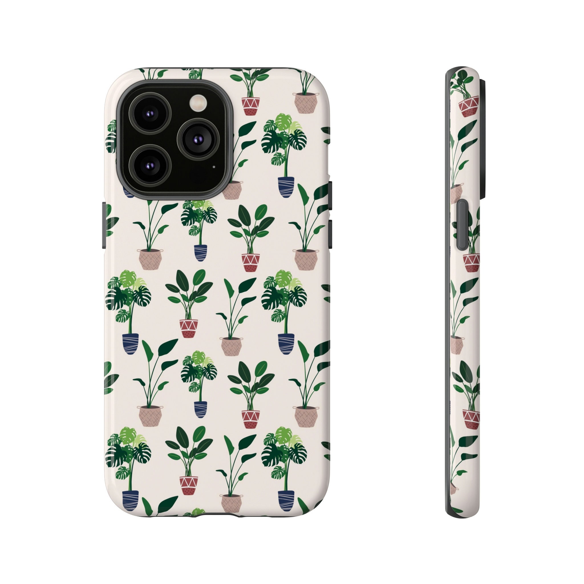 Plantes esthétiques Phone Tough Case, iPhone 13, iPhone 12, iPhone 12 Pro, iPhone 11 Pro, Iphone Xr, Iphone 14 Pro, Samsung, Pixel Case, Boho