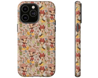 Funda rígida para teléfono Cottage Core Mouse, iPhone 13, iPhone 12, iPhone 12 Pro, iPhone 11 Pro, Iphone Xr, Iphone 14, Samsung, Pixel Case, Boho
