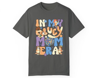 Mom Era Pepper Comfort Colors Camiseta unisex teñida de ropa, regalo del día de las madres, regalo de mamá, camiseta de mamá, regalo para ella, camisa retro, mamá heeler
