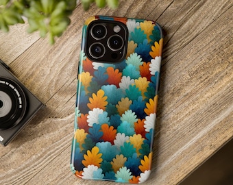 Autumn Leaves Phone Tough Case, iPhone 13, iPhone 12, iPhone 12 Pro, iPhone 11 Pro, Iphone, Iphone 14, Samsung, Pixel Case, autumn, fall