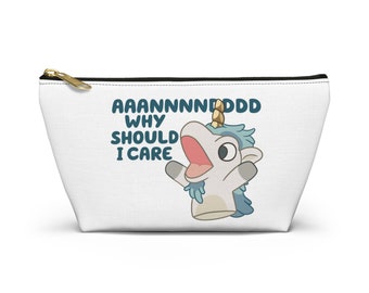 E perché dovrei preoccuparmi Custodia per accessori con fondo a T, borsa per trucchi, borsa da toilette, portamonete, custodia da viaggio, custodia con cerniera, portamonete, organizer