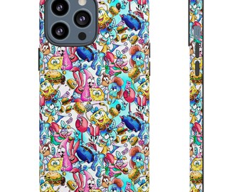 Estuche resistente Ocean Friends, iPhone 13, iPhone 12, iPhone 12 Pro, iPhone 11 Pro, Iphone Xr, Iphone 8, Iphone 7, Samsung, Samsung Galaxy