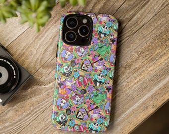 Nightmare Friends Phone Tough Case, iPhone 13, iPhone 12, iPhone 12 Pro, iPhone 11 Pro, Iphone 15, Iphone 14, Samsung, Pixel, nbc, kerstmis