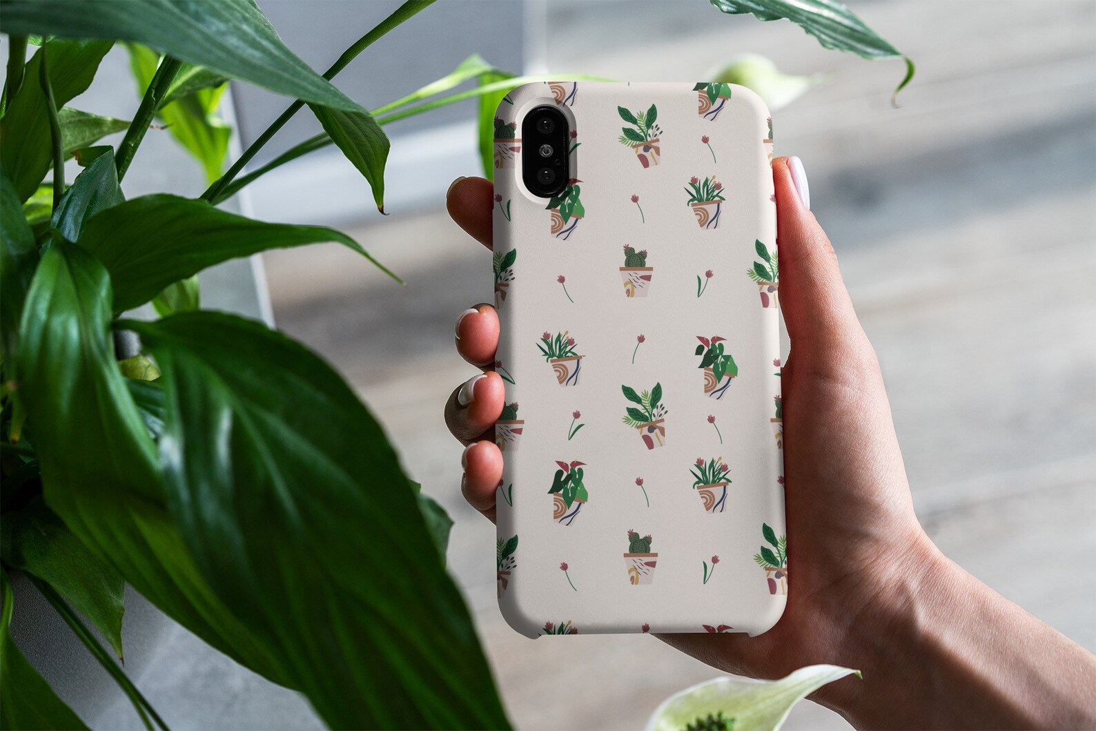 Potted Plants phone case botanical phone botany plants Etsy