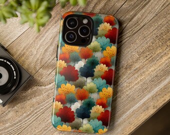 Autumn Leaves Phone Tough Case, iPhone 13, iPhone 12, iPhone 12 Pro, iPhone 11 Pro, Iphone, Iphone 14, Samsung, Pixel Case, autumn, fall