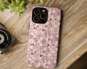 Valentines coffee Phone Tough Case, iPhone 13, iPhone 12, iPhone 12 Pro, iPhone 11 Pro, Iphone 15, Iphone 14, Samsung, Pixel Case, coffee
