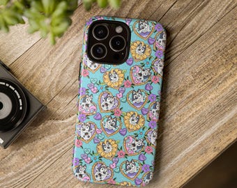 Muffin Hearts Phone Tough Case, iPhone 13, iPhone 12, iPhone 12 Pro, iPhone 11 Pro, Iphone 15, Iphone 14, Samsung, Pixel, Valentijnsdag, Heeler