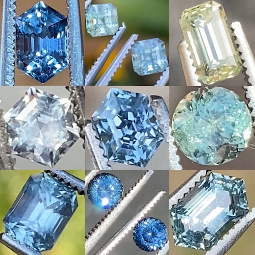 ハーキマーダイヤモンドクォーツ 9.63 x 5.54 mm、2.45 カラット。非