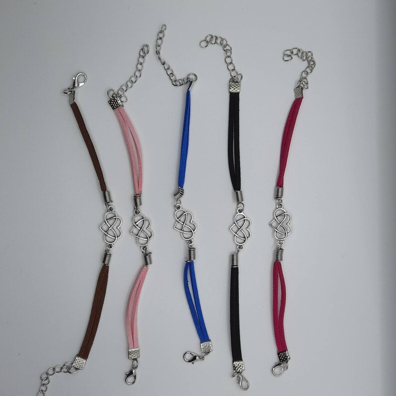 Valentine/'s Day bracelet with heart to infinity