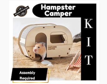 Hamster Camper | Hamster House | Mouse Camper | Mouse House | Assembly Kit Personalized