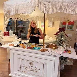 DIY Collapsible Charcuterie Cart Plans for Woodworking Enthusiasts (CNC Files Available Upon Request)