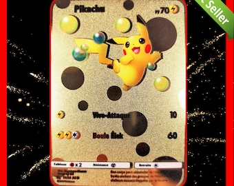 Pikachu Gold Plated Etsy