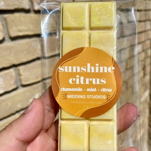 Sunshine Citrus | Cozy Collection | highly scented wax melt