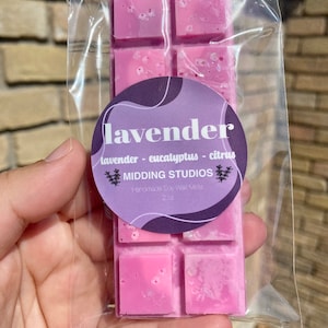 Lavender | Cozy Collection | highly scented wax melt bar