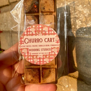 Churro Cart | Dream It Collection | highly scented wax melt bar