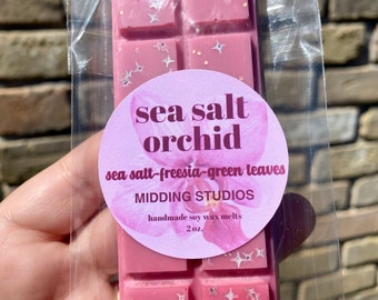Sea Salt Orchid | Original Collection | highly scented wax melt bar