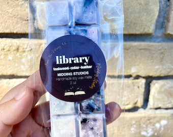 Library | Scented Snap Wax Melt Bar | Original Collection
