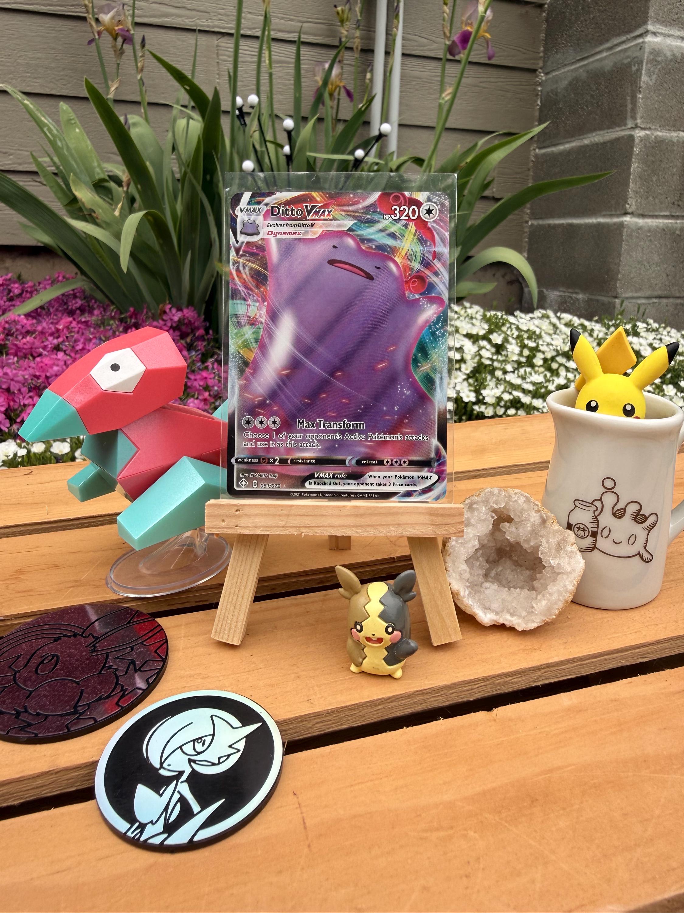 ditto vmax pokemon card Ditto VMAX SV119/SV122 Shining Fates Ultra Rare Full Art Pokemon Card * New  *