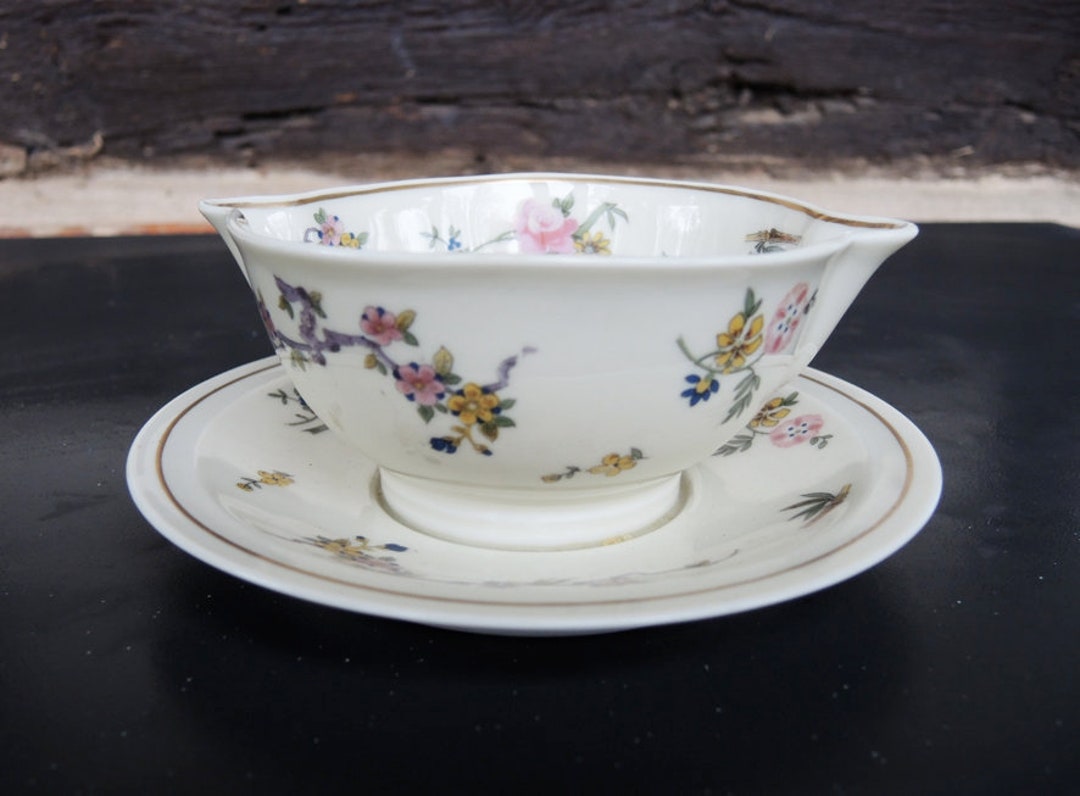 Antique French Limoges Porcelain Gravy Boat by Theodore Haviland Etsy