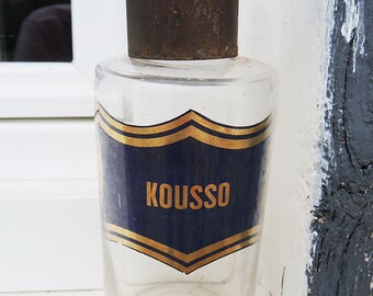 Antique French Kousso Apothecary Jar / Bottle