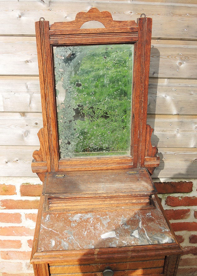 Antique French Dressing Table Mirror