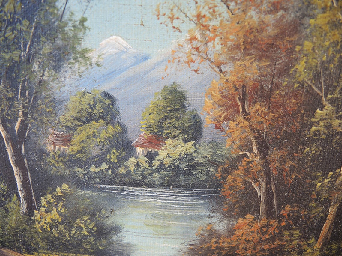 2 Antique French Paintings Signed Moniéry School of Etsy UK