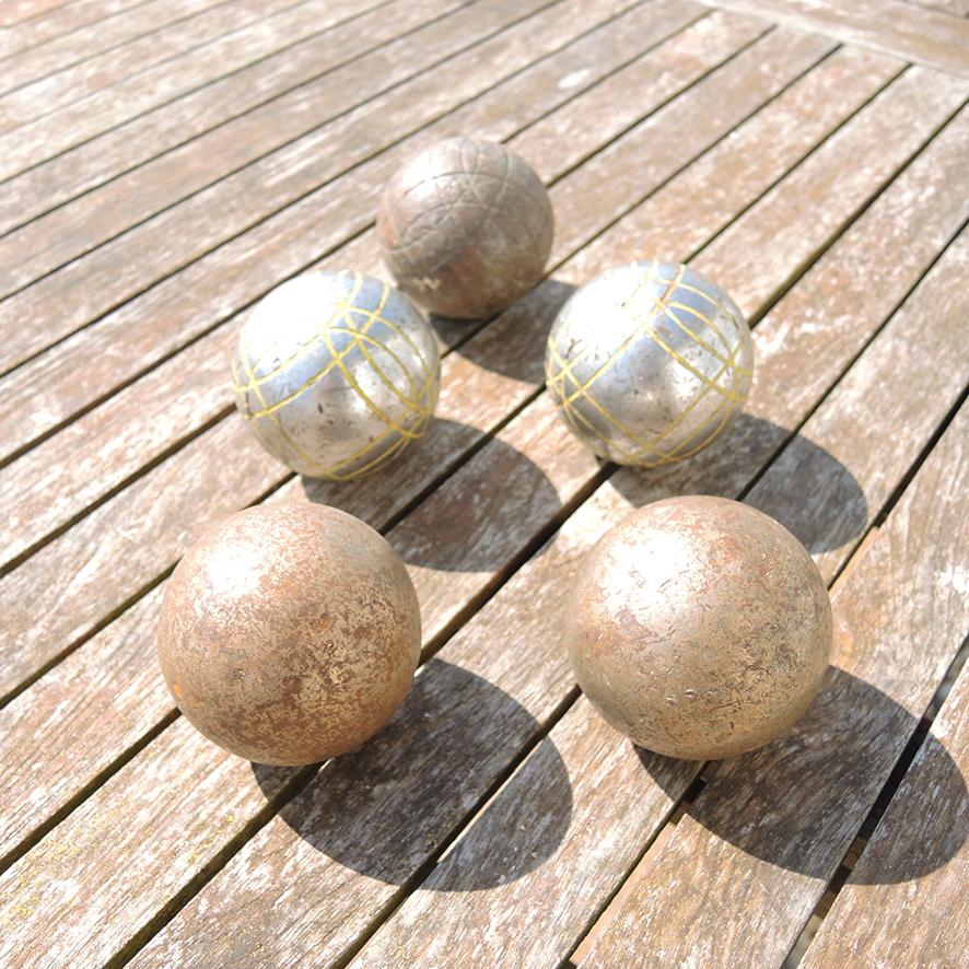 8 Boules De Pétanque – Vintage, Collection, Fabrication Française, Lot Occasion
