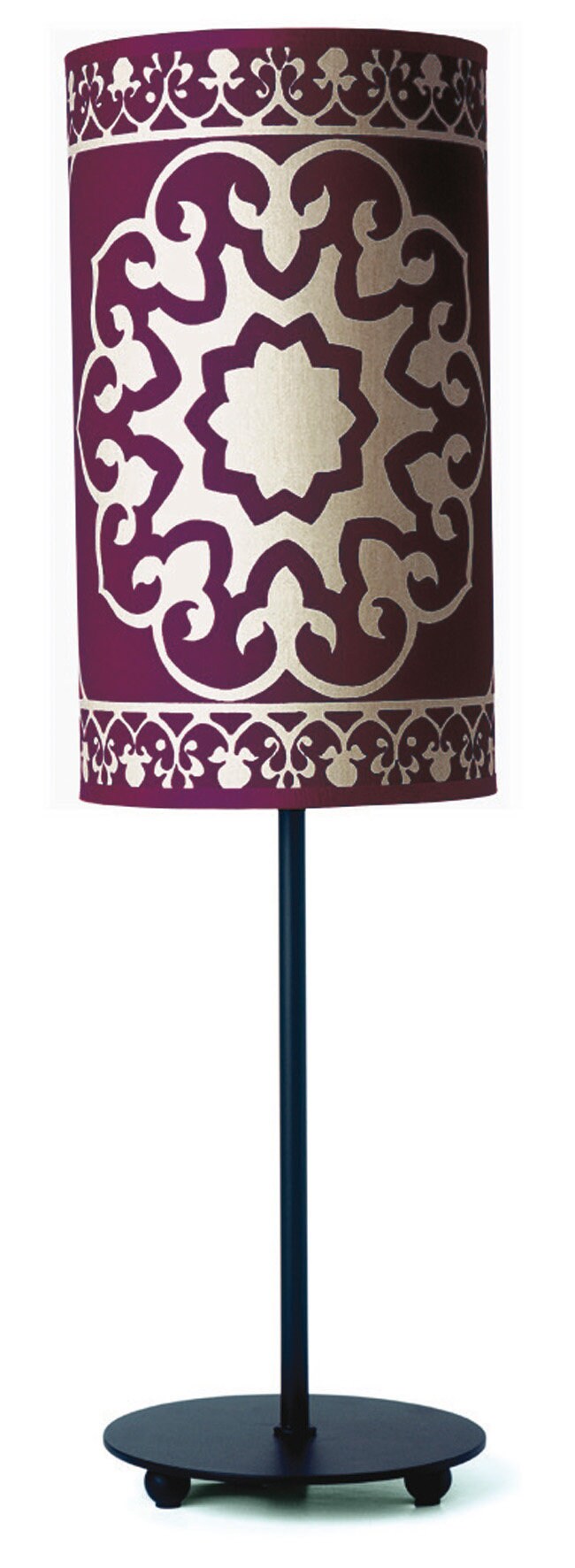 Moorish Design Lampe de Table Serail Plum
