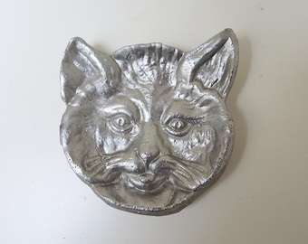 Vintage Franse decoratieve kattenschaal