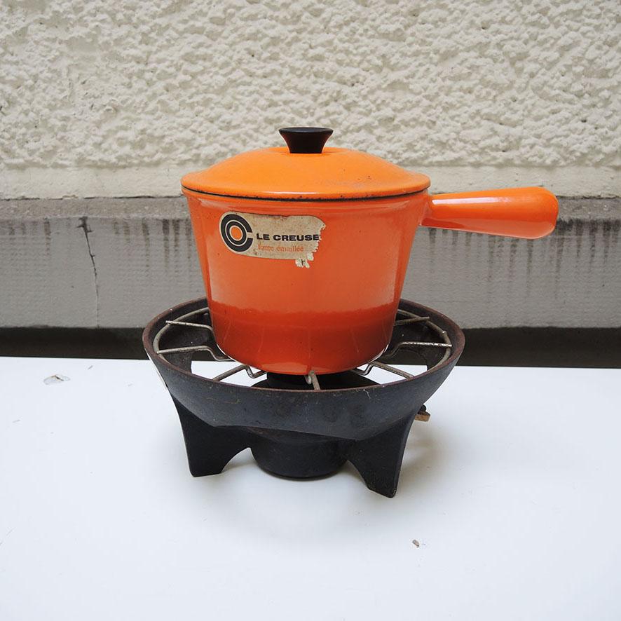 Vintage fondue le creuset - Etsy 日本