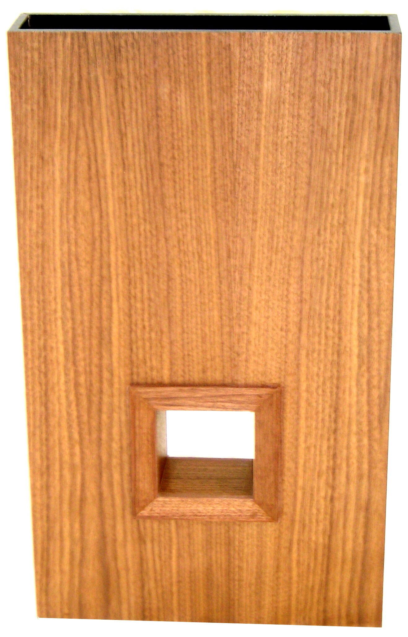 Zebrano Wood Veneer Vase Giant Small