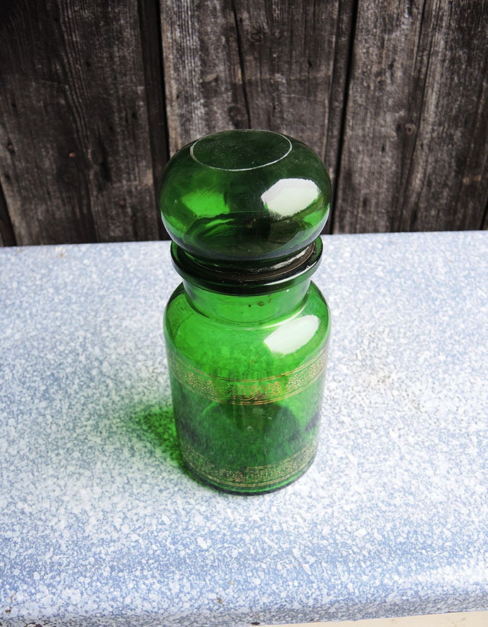 Pot d'apothicaire Vert Antique - Fabriqué en Belgique