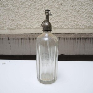 透明なヴィンテージ英国製炭酸水ボトル：R. Butler & Sons – ドーキング