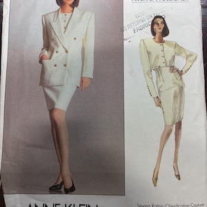 Vogue 2067 Anne Klein. Size 12-14-16. Uncut Pattern.