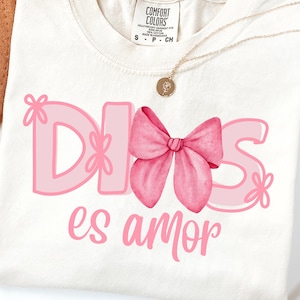 Dios es Amor png | Spanish Religious Coquette png | Spanish Bow png | Coquette png | Christian png | Spanish Motivational png | God png
