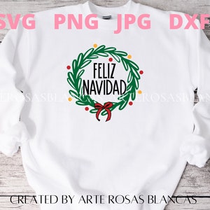 Feliz Navidad svg | Navidad svg | Christmas Spanish svg | Spanish svg | Spanish Holiday svg | Nochebuena svg
