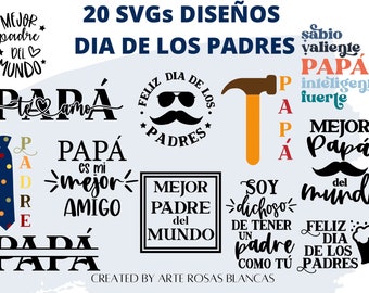 Feliz Dia de los Padres SVG Bundle | Spanish SVG Bundle | Padres svg | SVG Bundle en Espanol | Dia de los Padres svg