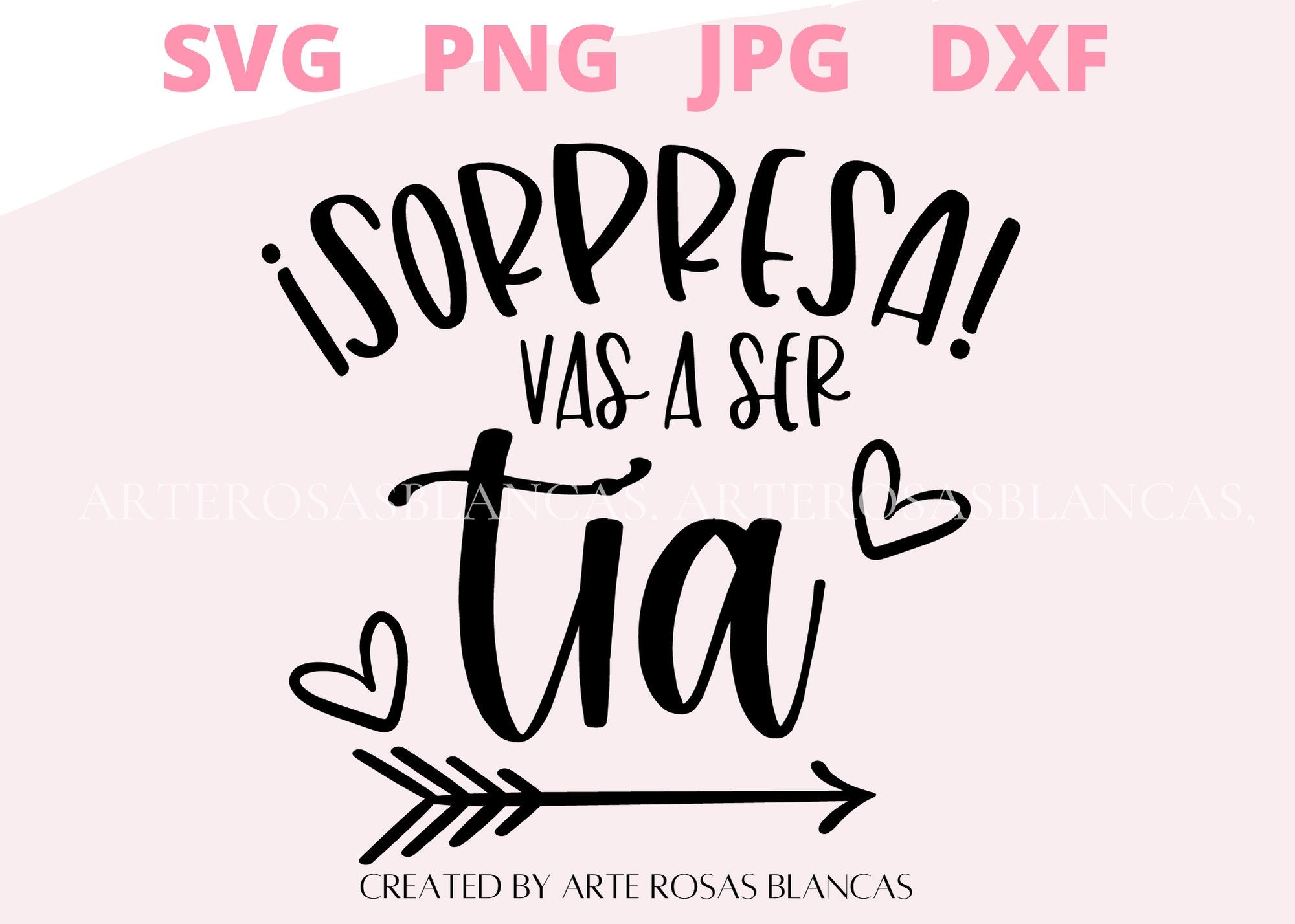 Sorpresa Vas a Ser Tia Svg Baby Announcement Svg in Spanish Spanish Svg  Anuncio De Embarazo En Espanol Svg Svg En Espanol -  Denmark