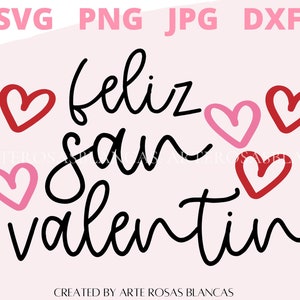 Feliz San Valentin svg| svg español |Spanish svg| San Valentin svg | Amor svg | svg en espanol