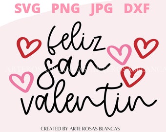 Feliz San Valentin svg| svg español |Spanish svg| San Valentin svg | Amor svg | svg en espanol