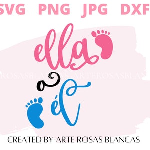 Ella O El svg | Revelação de gênero svg em espanhol | SVG espanhol | Gênero do bebê espanhol svg | Gênero png em espanhol | Menino ou menina svg
