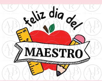 Feliz Dia del Maestro PNG | Maestro png | Sublimacion | png en Espanol | Profesor png | Dia del Profesor png | Frases png