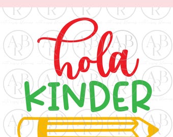 Primer Dia de Kinder svg | Spanish Kinder svg | svg en espanol | Regreso a clases svg |Spanish png | Kinder Latino png | Archivo Escolar png