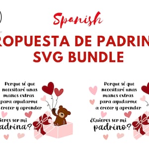 Propuesta Para Padrinos svg | Padrinos svg | Madrina svg | Puedes Ser mi Padrino svg | Puedes ser Mi Madrina svg | Spanish svg | Latino svg