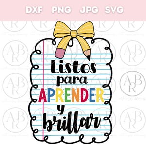 Frases de Primer dia de Clase svg | svg en espanol | regreso a clases png | svg | Escuela png | Regreso a la escuela svg | Maestra svg |