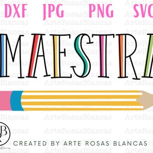 Maestra svg | Maestra png | Dia del Maestro png svg | svg en Espanol | Maestra de Español svg y png | Profesora png | Maestra en Espanol png
